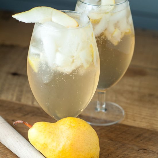 Pear Ginger Vodka Cocktail