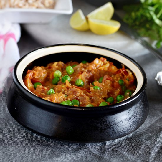 Baingan Bharta Indian Eggplant Mash