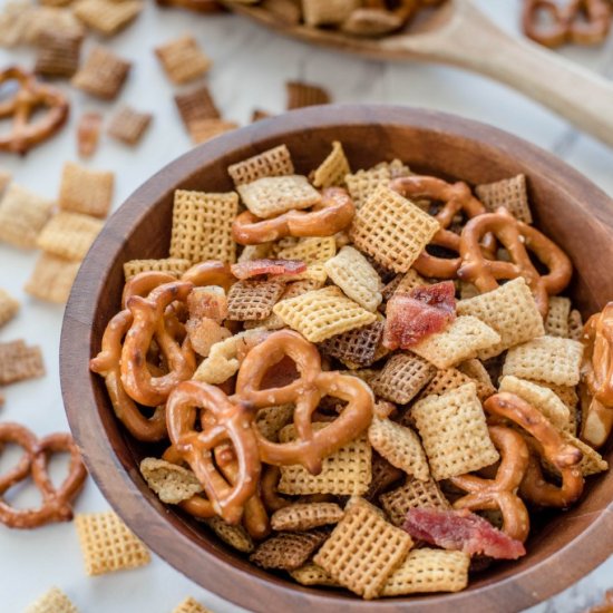 Bacon Ranch Crockpot Party Mix