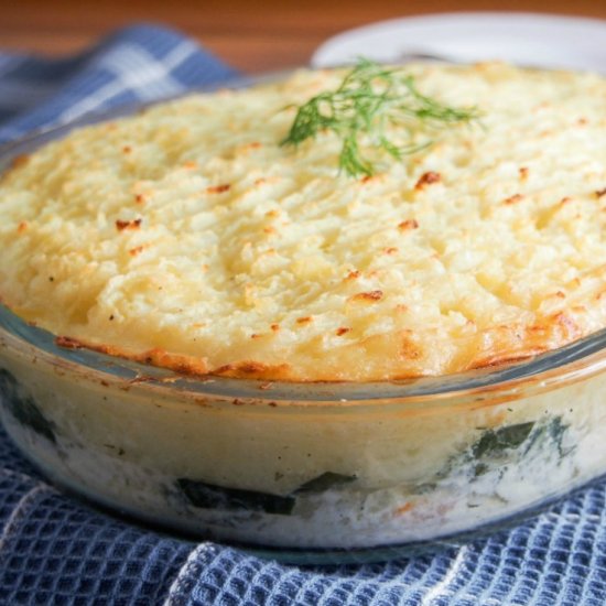 Fish Pie (Potato-Topped Fish Bake)