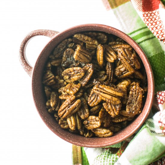 Cinnamon Candied Pecans