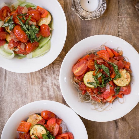 Easy Spaghetti with Tomato Sauce