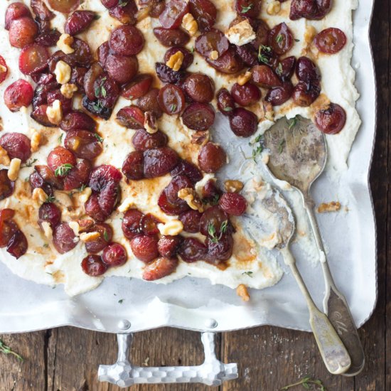 Roasted Grape & Ricotta Dip