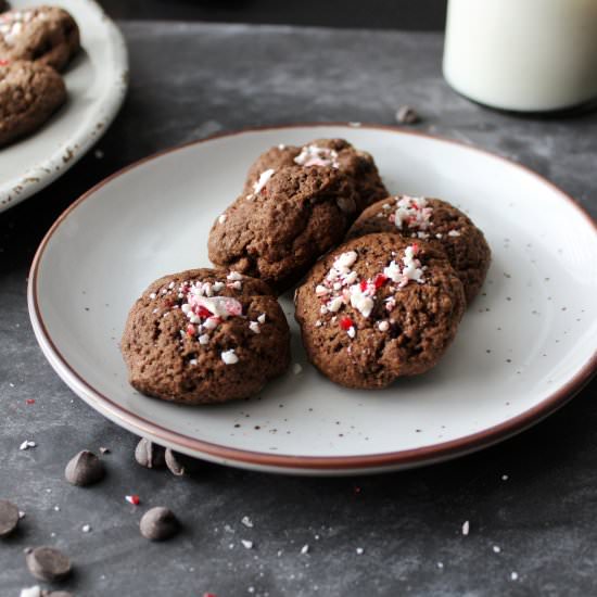 Chocolate Peppermint Cookies