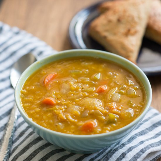 Lentil Pumpkin Soup