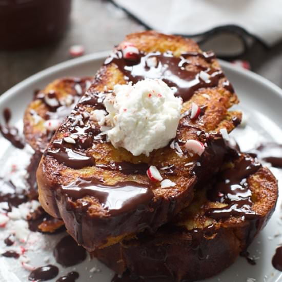 Peppermint Mocha French Toast