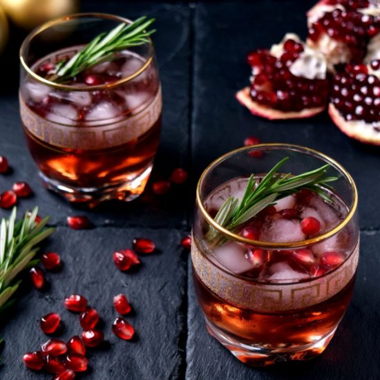 Pomegranate Rosemary Punch