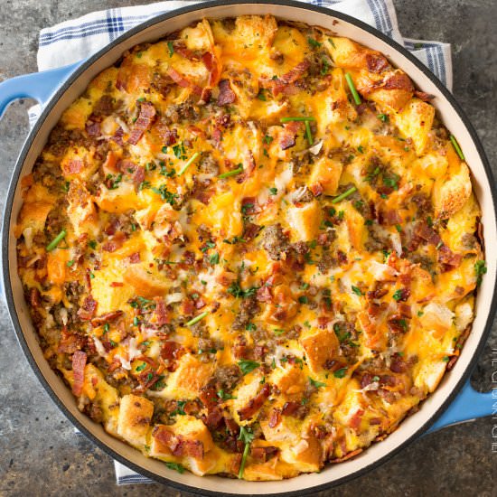 Overnight Breakfast Strata