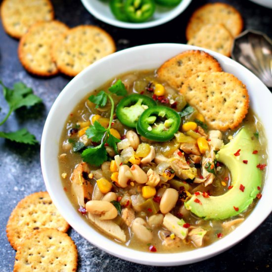 Skinny White Chicken Chili