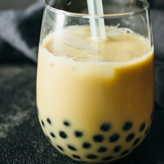 Iced coffee bubble tea