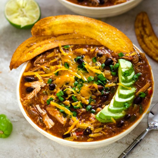 Jamaican Jerk Chicken Chili