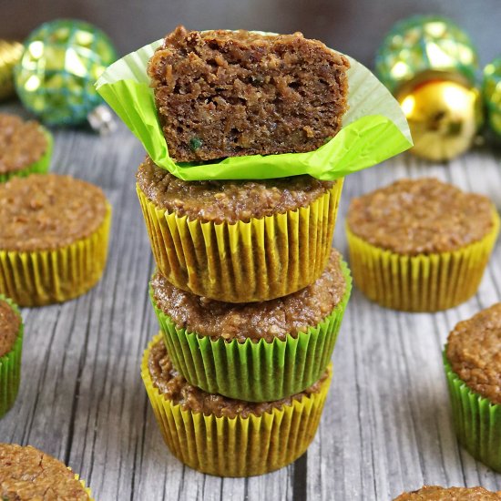 Boozy Christmas Cake Cupcakes