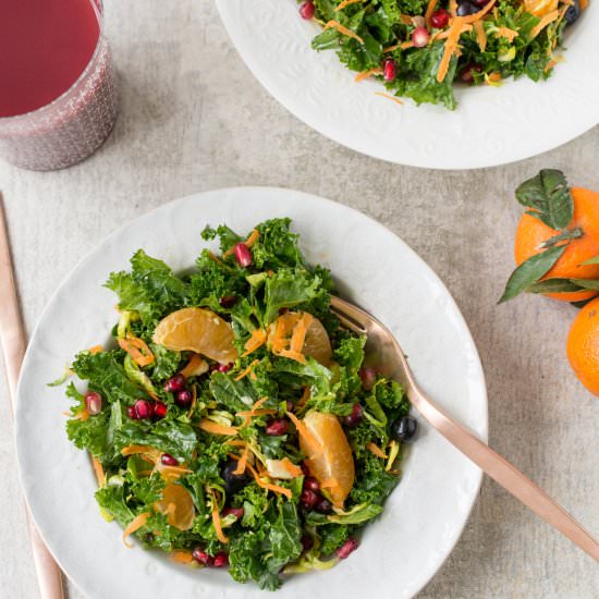 Kale and Clementine Winter Salad