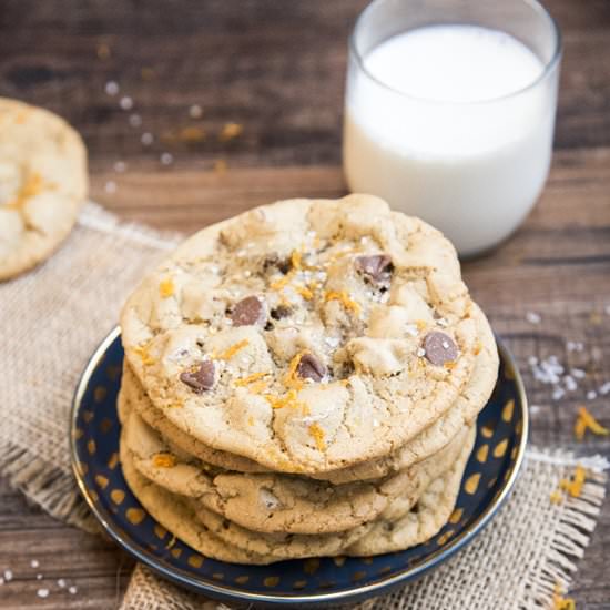 Orange Zest Chocolate Chip Cookies