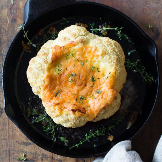 Whole Roasted Cauliflower