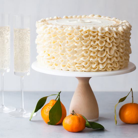 Champagne Mimosa Cake