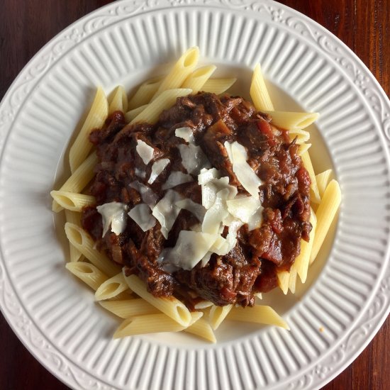 Slow Cooked Short Rib Ragu