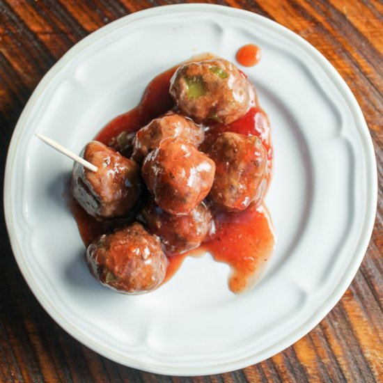 Chili Cranberry Meatballs