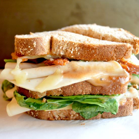 Apple Turkey Cheddar Sandwich