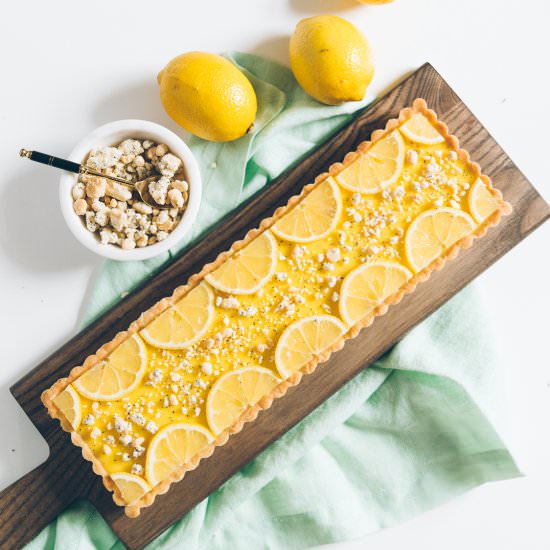 Sous Vide Lemon Tart w Poppyseed