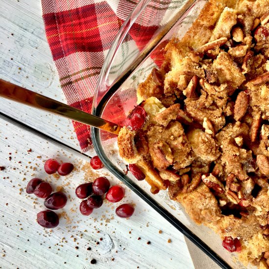 Cranberry French Toast Bake