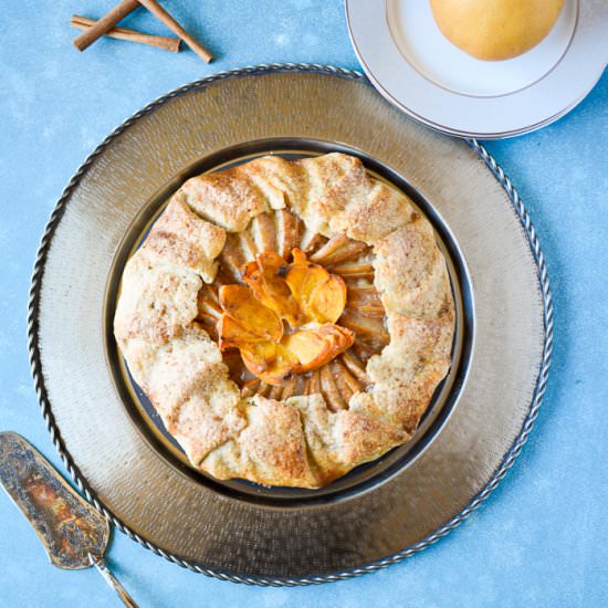 Pear Persimmon Galette