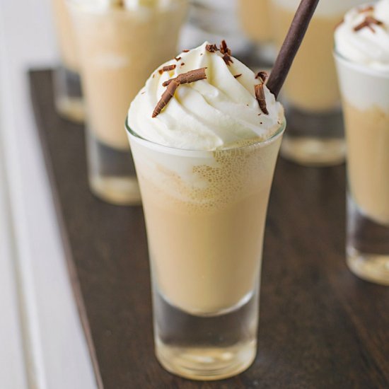 Irish Coffee Milkshake Shooters