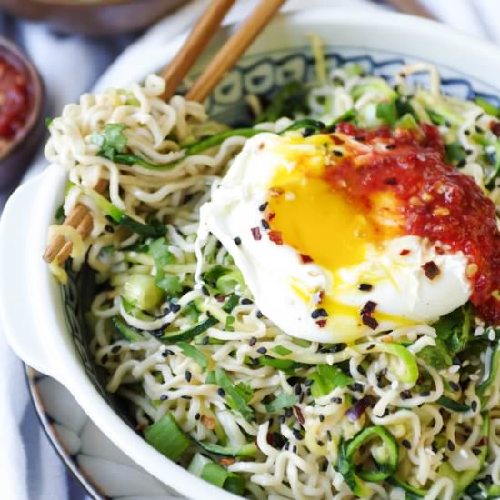 Ginger Garlic Miso Ramen Noodles