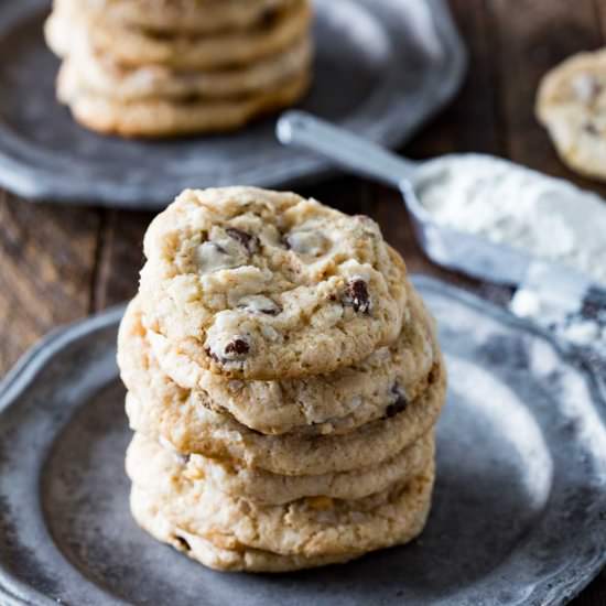 Graham Cracker Chocolate Chip Cookies