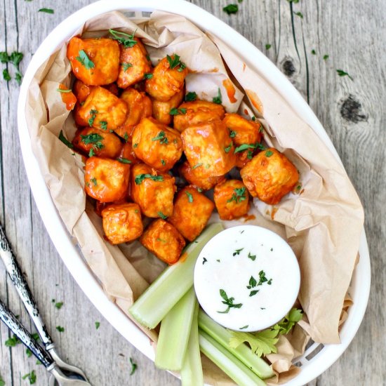 Crispy Buffalo Tofu Bites