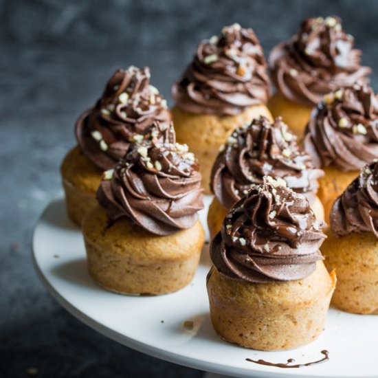 Vegan Chocolate Ginger Cupcakes