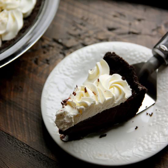 Double Chocolate Silk Cream Pie