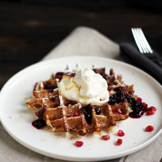 Homemade Belgian Waffles