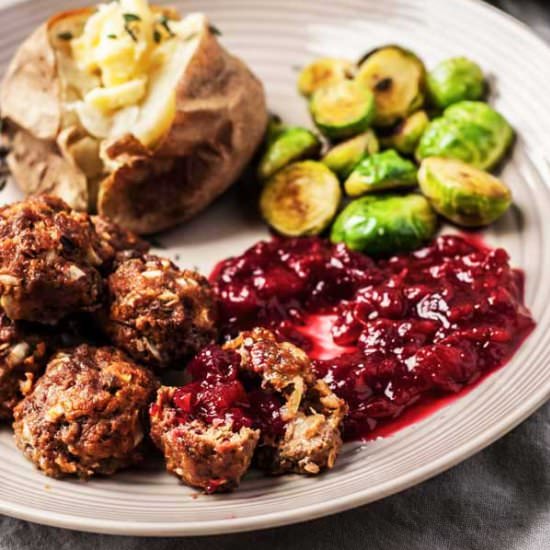 Easy Holiday Herbed Meatballs