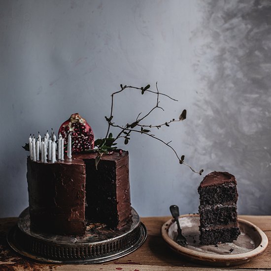 Chocolate Pomegranate Cake