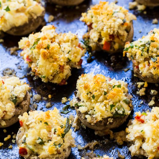 Crab Stuffed Mushrooms