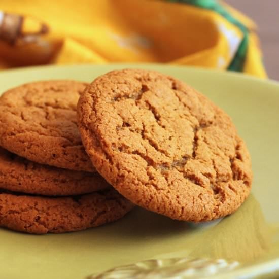 Chewy Molasses Ginger Cookies