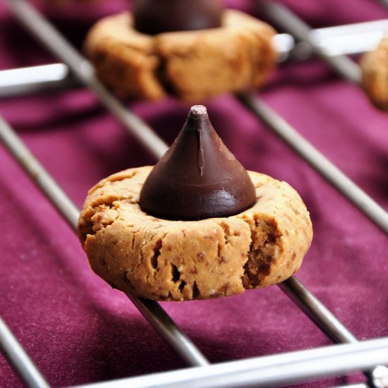 Healthy Peanut Butter Blossoms