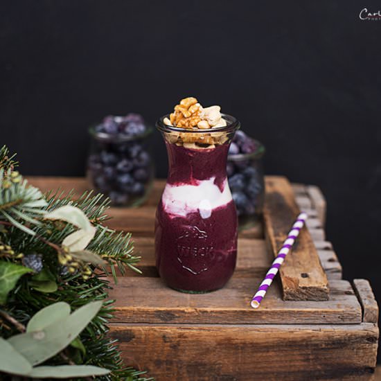 Blueberry superfood smoothie