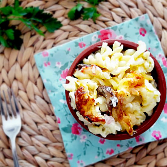 Pasta soufflé