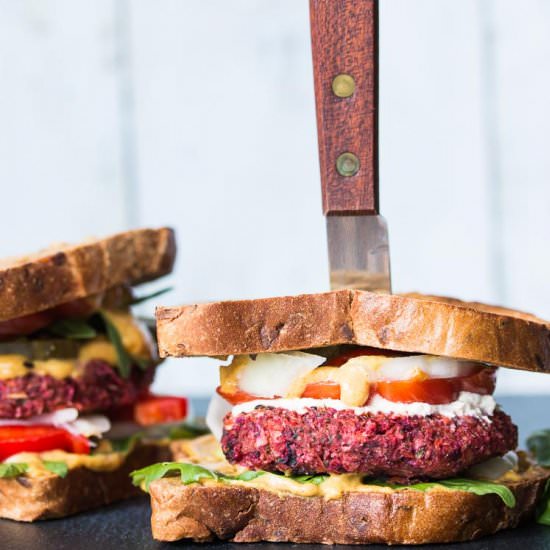 Vegan juice pulp burgers