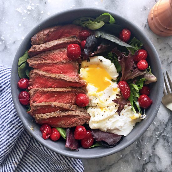 Steak & Egg Breakfast Salad