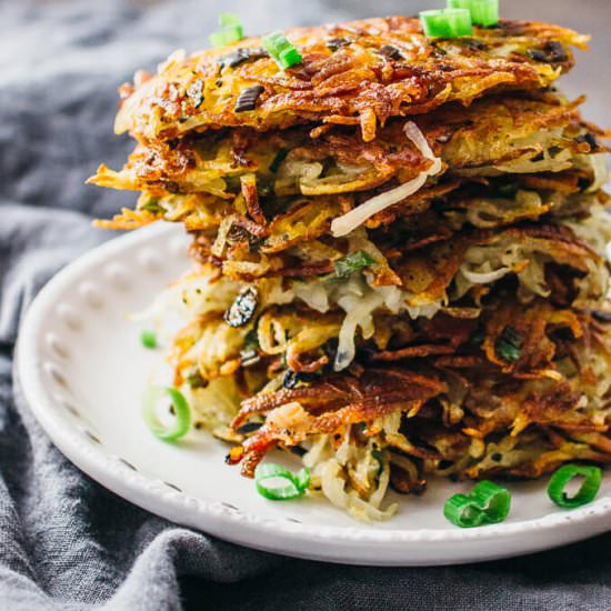 Bacon hash brown stacks