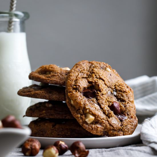 Pumpkin Chocolate Chip Cookies