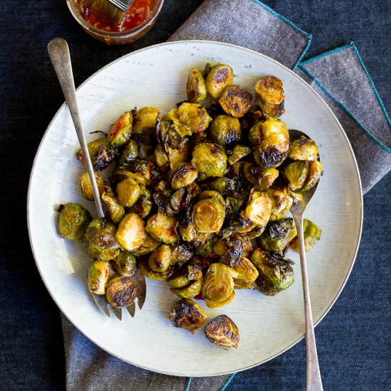 Sweet Chili Brussels Sprouts