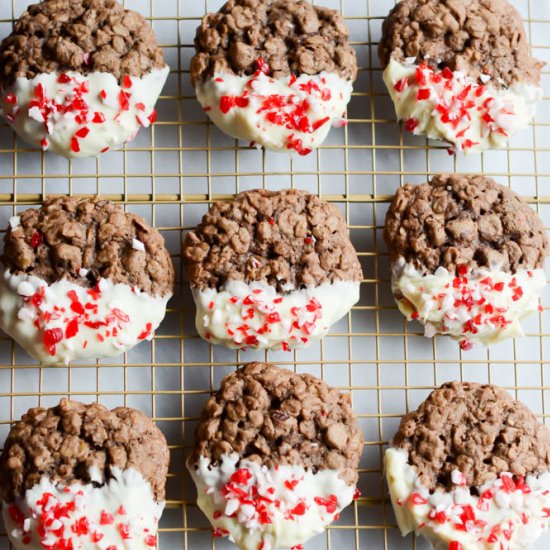 Peppermint Chocoholic Cookies