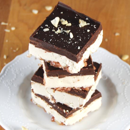 Vegan Chocolate Cheesecake Bars