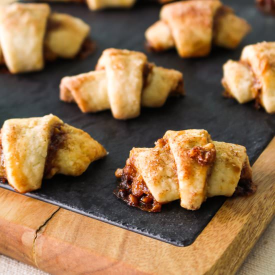 Easy Rugelach with Jam Walnut