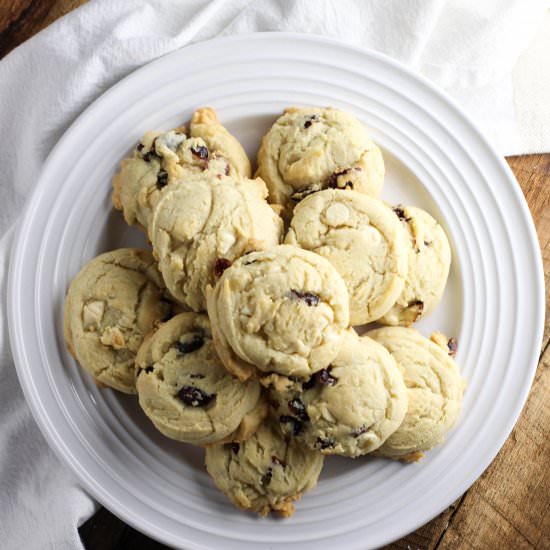 White Chocolate Cranberry Cookies