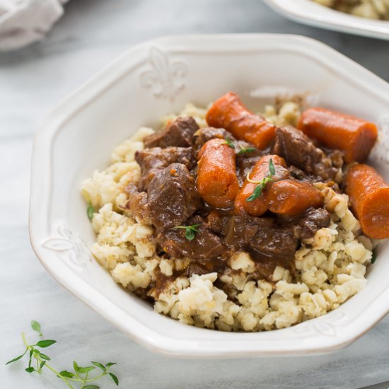 Instant Pot Beef Burgundy